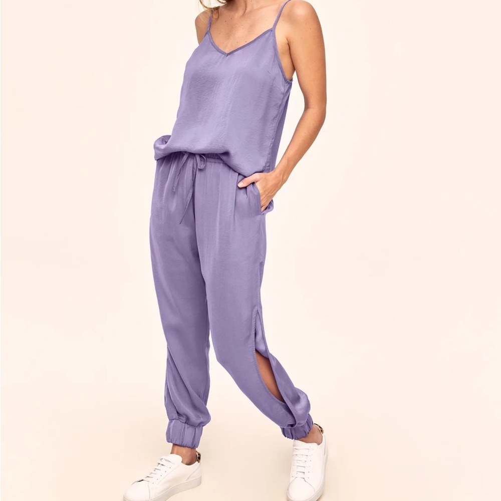 Lavender Sleeveless Jumpsuit
